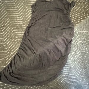 Beyond Yoga Black Sleeveless Bodycon Dress